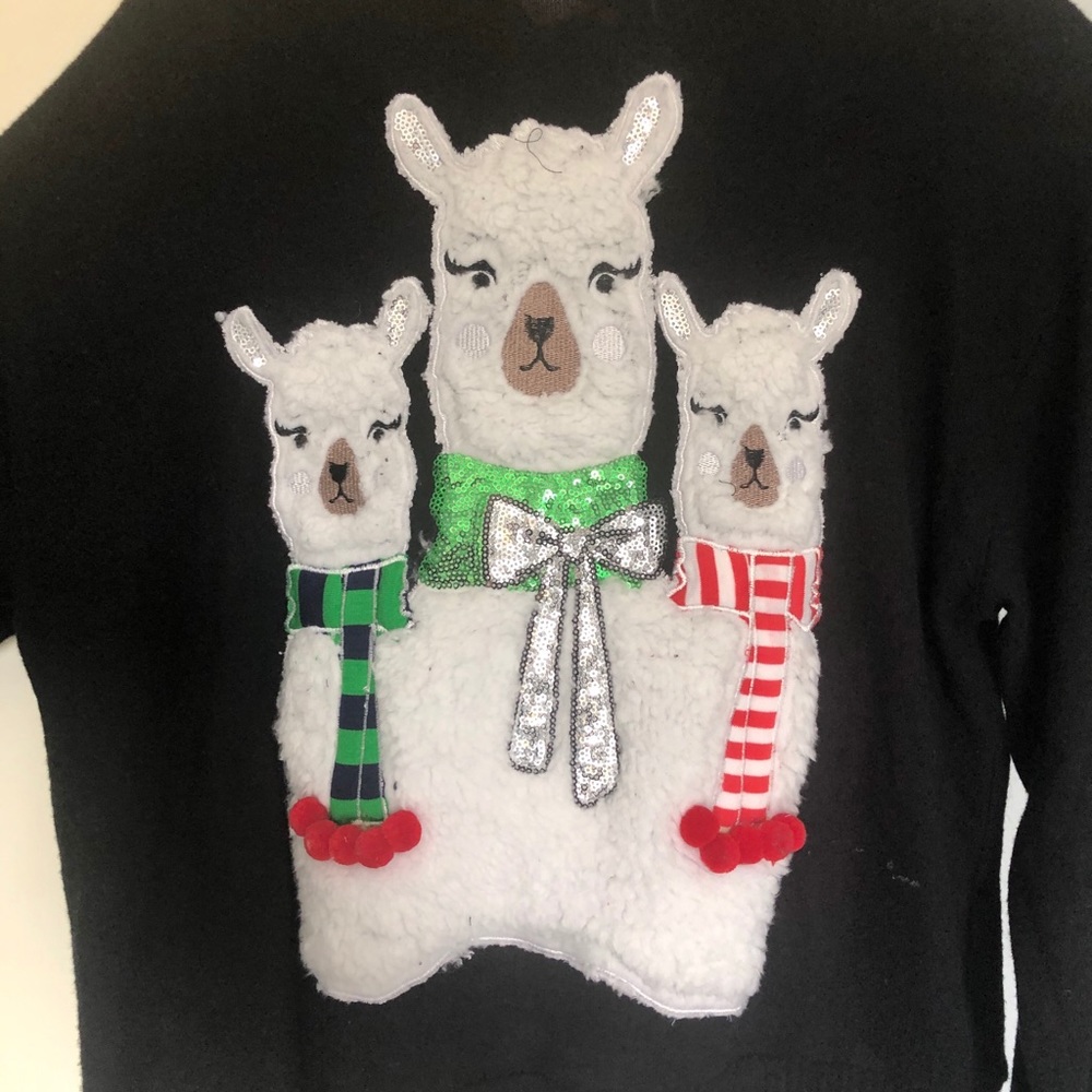 Poof New York, stylish Hoodie with Llama